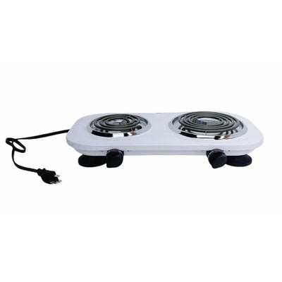 Portable Double Electric Burner 1500W 120V-60Hz,Double Cooking Stove 18" x 9.5"