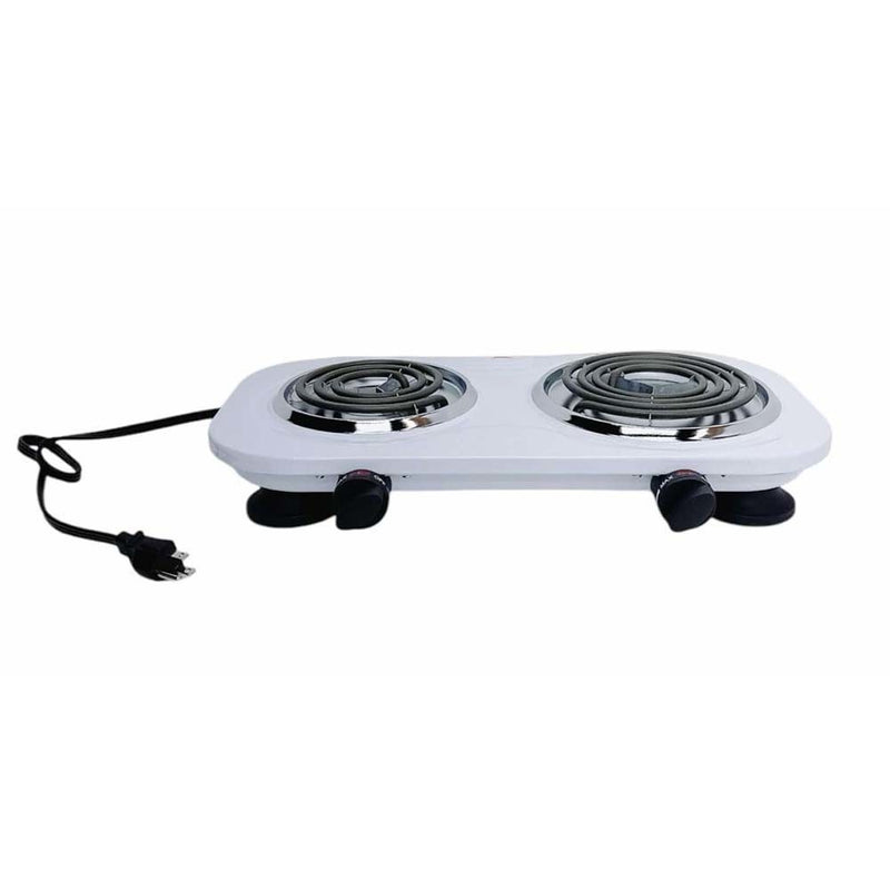 Portable Double Electric Burner 1500W 120V-60Hz,Double Cooking Stove 18" x 9.5"