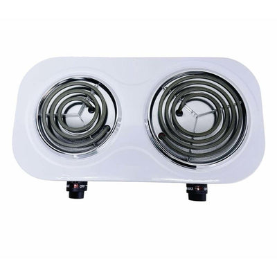 Portable Double Electric Burner 1500W 120V-60Hz,Double Cooking Stove 18" x 9.5"