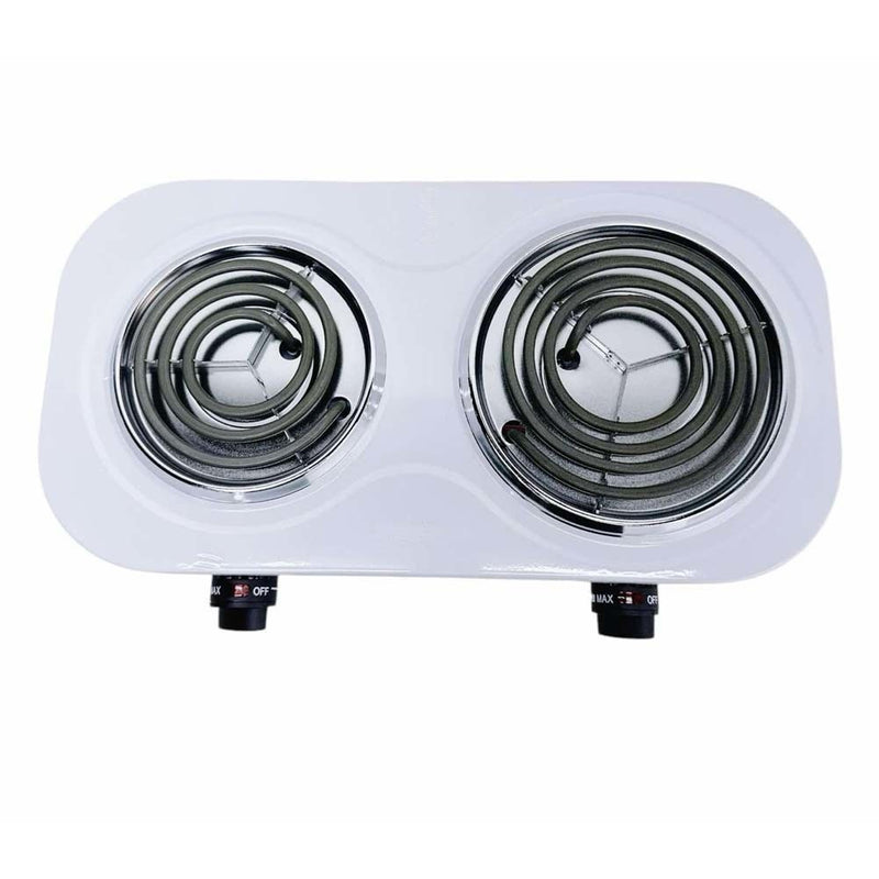Portable Double Electric Burner 1500W 120V-60Hz,Double Cooking Stove 18" x 9.5"