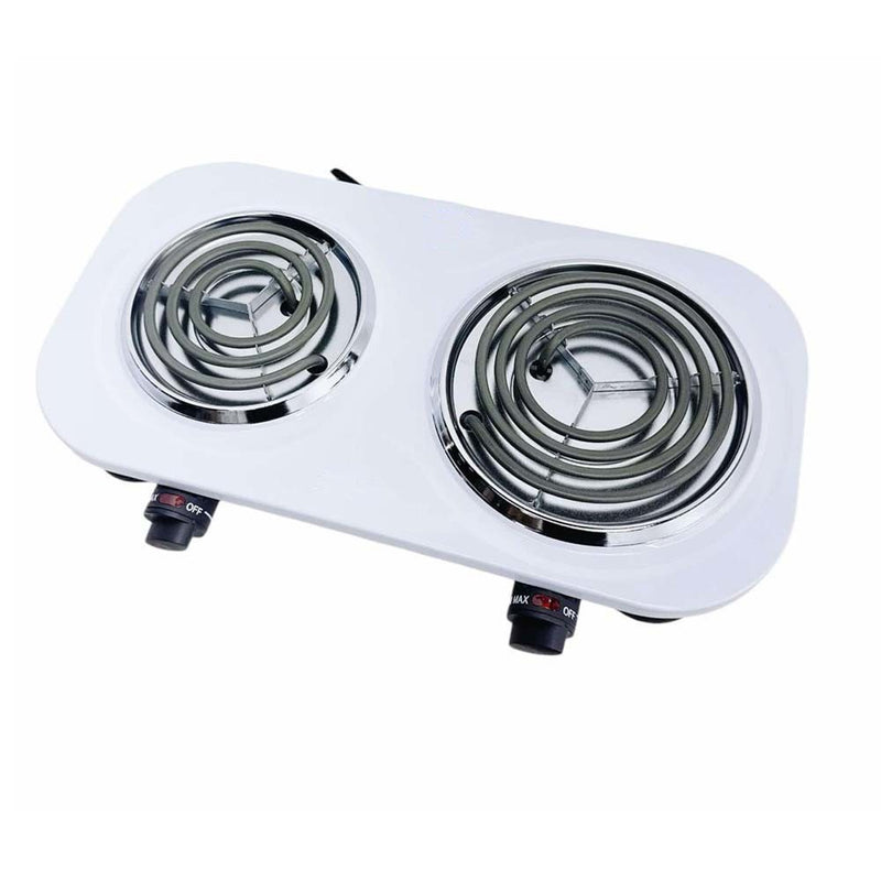Portable Double Electric Burner 1500W 120V-60Hz,Double Cooking Stove 18" x 9.5"