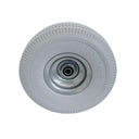 10" Gray Solid Rubber Flat Free Tubeless Hand Truck Tire Wheel 5/8'' Bore Size