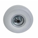 10" Gray Solid Rubber Flat Free Tubeless Hand Truck Tire Wheel 5/8'' Bore Size