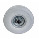 Gray 10” Solid Rubber Flat-Free Hand Truck Tire, Tubeless Utility Cart Wheel Replacement for Dolly, Wheelbarrow & Garden Cart