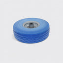 Blue 10” Solid Rubber Flat-Free Hand Truck Tire, Tubeless Utility Cart Wheel Replacement for Dolly, Wheelbarrow & Garden Cart