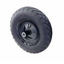 16” Nylon Wheelbarrow Tire 4.00-8 Tire & Wheel,  Utility Cart Replacement with 5/8” Bore Size