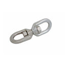 316 Stainless Steel Drop Forged Mil-Spec 5/8" Eye Eye Swivel 6000 Lb WLL Marine