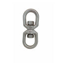 316 Stainless Steel Drop Forged Mil-Spec 1/2" Eye Eye Swivel 4,400 Lb Marine