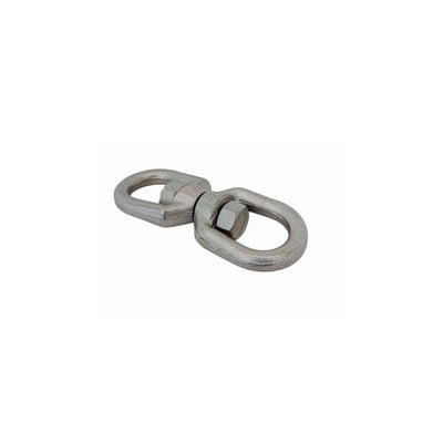4 Pcs 316 Stainless Steel Drop Forged Mil-Spec 3/8" Eye Eye Swivel 2,600 Lb WLL