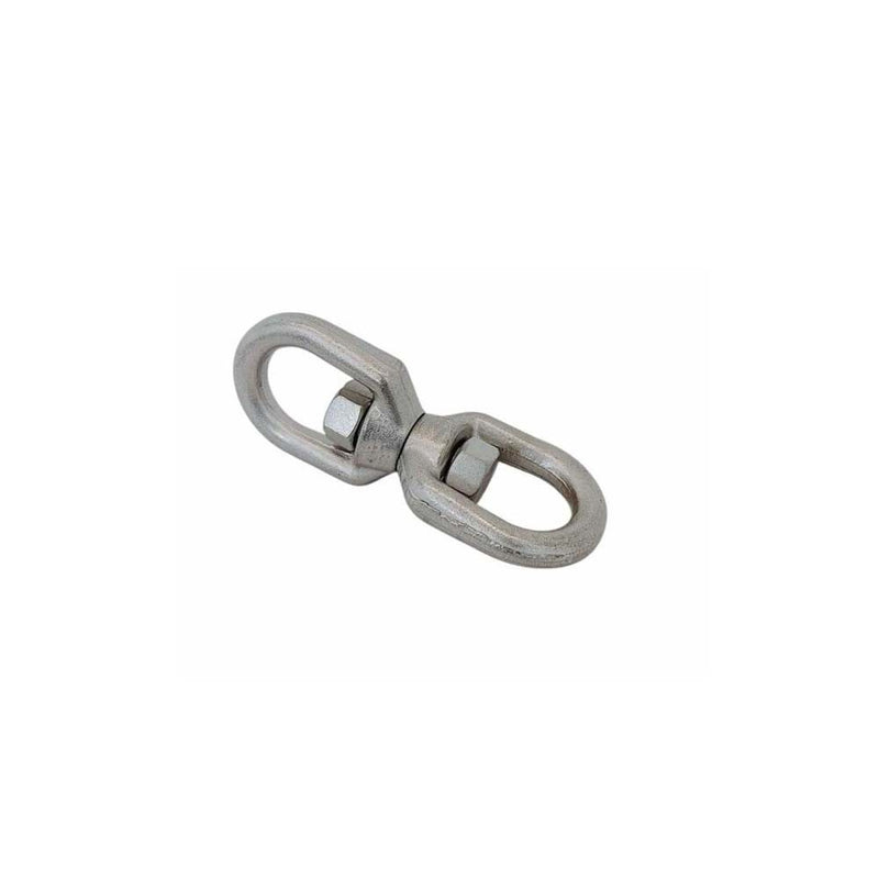 316 Stainless Steel Drop Forged Mil-Spec 5/16" Eye Eye Swivel 1,500 Lb Marine