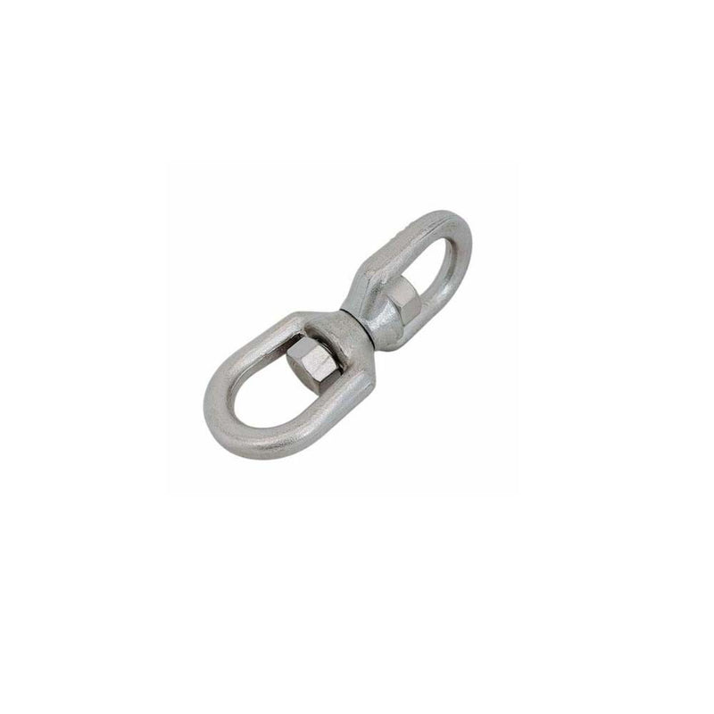 316 Stainless Steel Drop Forged Mil-Spec 5/16" Eye Eye Swivel 1,500 Lb Marine