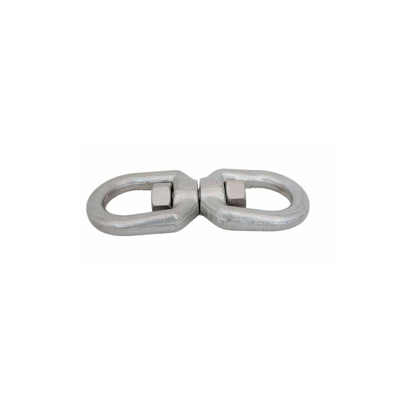 316 Stainless Steel Drop Forged Mil-Spec 5/16" Eye Eye Swivel 1,500 Lb Marine