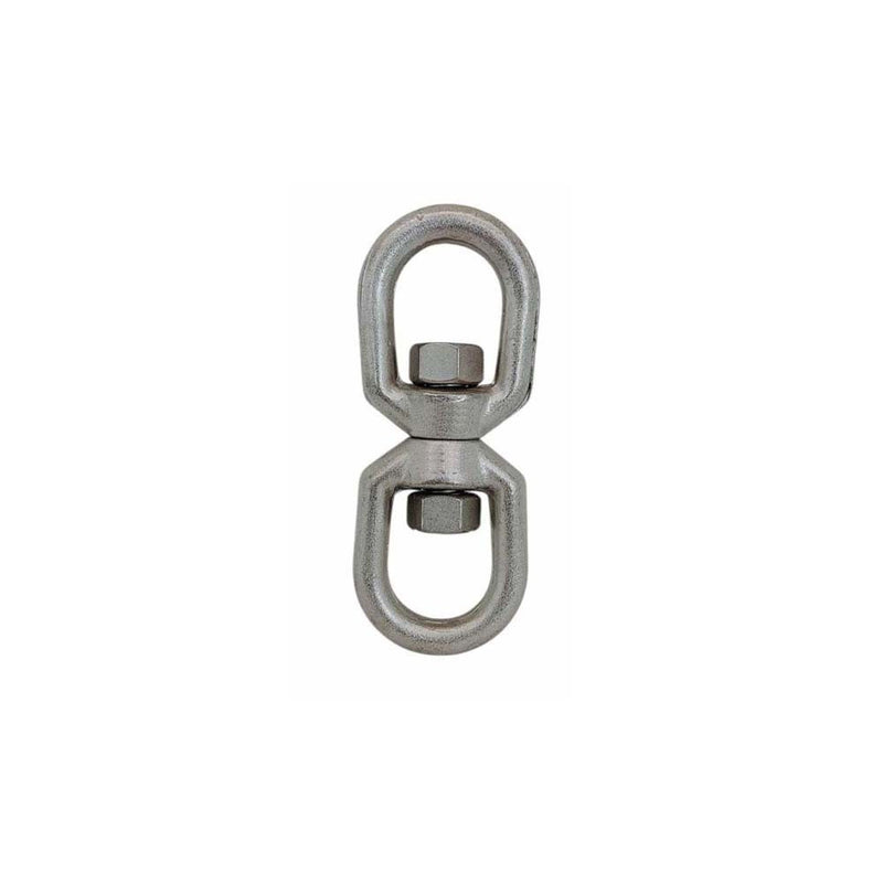 4 Pcs 316 Stainless Steel Drop Forged Mil-Spec 1/4" Eye Eye Swivel 900 Lb WLL