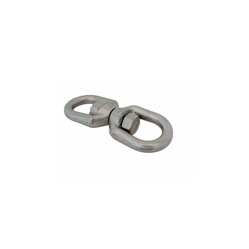 4 Pcs 316 Stainless Steel Drop Forged Mil-Spec 1/4" Eye Eye Swivel 900 Lb WLL