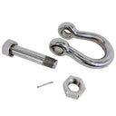 Marine Mil-Spec 7/8" Bolt Pin Anchor Shackle 8,000 Lbs WLL Stainless Steel T316