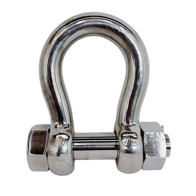 Marine Mil-Spec 7/8" Bolt Pin Anchor Shackle 8,000 Lbs WLL Stainless Steel T316