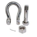 Marine Mil-Spec 7/8" Bolt Pin Anchor Shackle 8,000 Lbs WLL Stainless Steel T316
