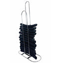 Chrome Clothes Hanger Stacker Organizer, 18" L x 33-1/2" H Retail Fixture Display for Apparel & Garment Storage