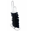 Chrome Clothes Hanger Stacker Organizer, 18" L x 33-1/2" H Retail Fixture Display for Apparel & Garment Storage