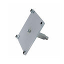 8” x 8” Chrome Square Parsons Display Base, Retail Fixture Base with 5/8” Thread for Sign, Handbag & Accessory Displays