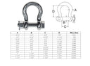 Mil-Spec Bolt Pin Anchor Shackle Stainless Steel