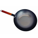 Carbon Steel Wok Pan, Stir Fry Pans with Flat Bottom Traditional Wok Pan
