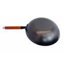 Carbon Steel Wok Pan, Stir Fry Pans with Flat Bottom Traditional Wok Pan