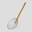 8" Stainless Steel Double Mesh Skimmer Ladle, Fine Wire Strainer Spoon for Frying, Hot Pot, Soup & Kitchen Cooking