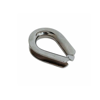 1/2" Marine Heavy Duty Wire Rope Chain Thimble Rig Anchor Boat Stainless Steel