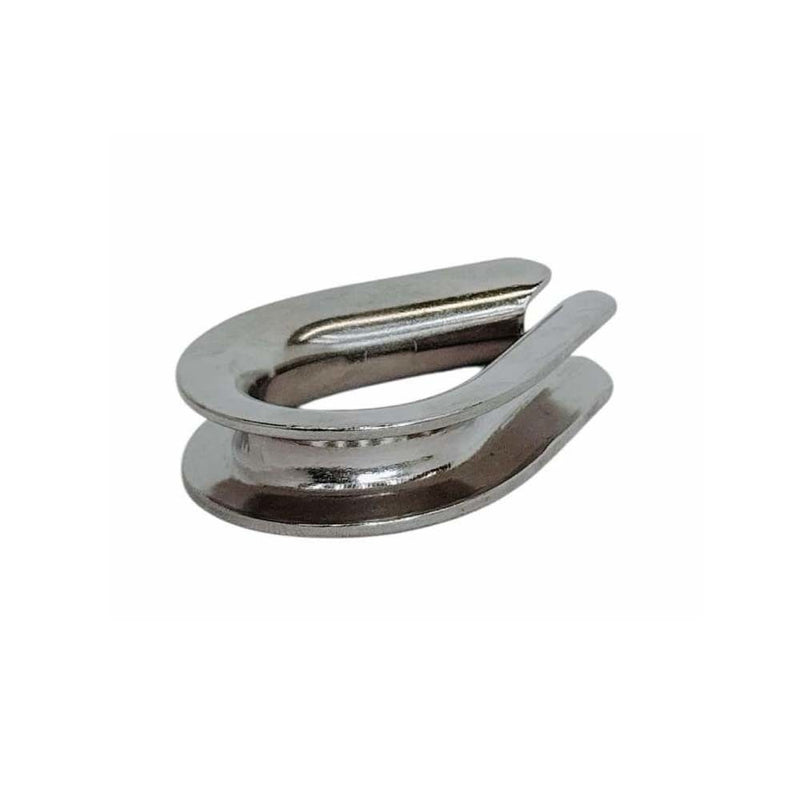1/2" Marine Heavy Duty Wire Rope Chain Thimble Rig Anchor Boat Stainless Steel
