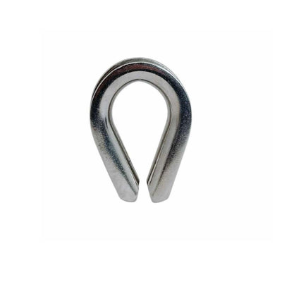 1/2" Marine Heavy Duty Wire Rope Chain Thimble Rig Anchor Boat Stainless Steel