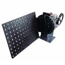 300LBS Rotary Positioner 24"x18" Fixture Plate Welding Turn Table 5/8" Bore Size