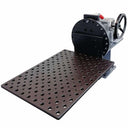 300LBS Rotary Positioner 24"x18" Fixture Plate Welding Turn Table 5/8" Bore Size