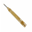 5” Automatic Center Punch Tool, Brass Body Metal Marking Punch for Jewelry Making, Leather Hole Punching & Woodworking