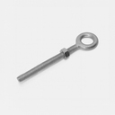 Marine T316 Stainless Steel 3/8" x 4-1/2" Drop Forged Plain Eye Bolt 1,200 Lb WLL