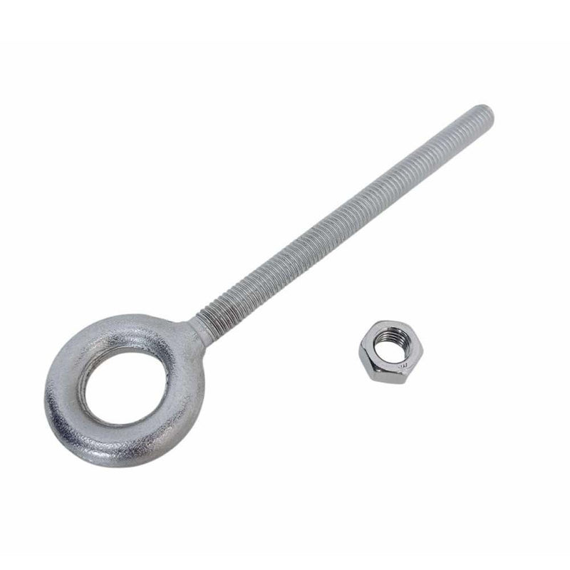 4 Pcs 3/8" x 4-1/2" Drop Forged Plain Eye Bolt 1200 Lb WLL Stainless Steel T316