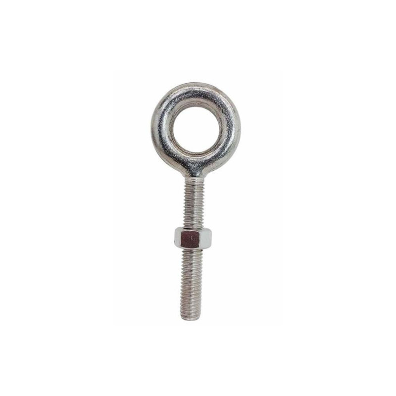 4 Pcs 5/16" x 2-1/4" Drop Forged Plain Eye Bolt 800 Lb WLL Stainless Steel T316