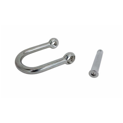 4PC 5/16'' Stainless Steel T316 Wide D Shackle – Screw Pin, No-Snag Design, 1,300 lbs WLL