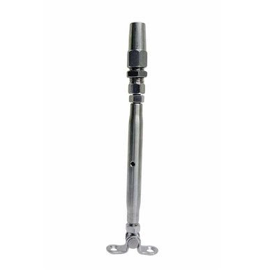 T316 Marine Grade Stainless Steel 1/8" Cable Deck Toggle & Swageless Turnbuckle