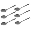6 PC 12.5" Stainless Steel Basting Serving Spoon Buffet Catering Kitchen Utensil