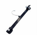 10 Pcs Black Plastic Pants Hangers with Slide Lock Clips – Skirt & Slacks Hangers for Trousers, Shorts & Uniforms