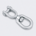 Marine Hot Dipped Galvanized Steel 1" Jaw & Eye Swivel Mooring Connector 5,200 lbs WLL