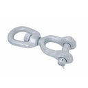 1" Jaw & Eye Swivel Marine Boat Galvanized Steel Mooring Connector, 12500 lb WLL