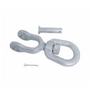 1" Jaw & Eye Swivel Marine Boat Galvanized Steel Mooring Connector, 12500 lb WLL