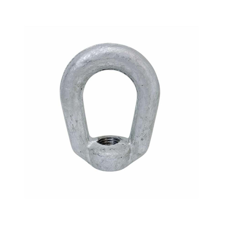 1" Hot-Dipped Galvanized Eye Nut 1-1/4"-7 Thread, 15,500 lbs WLL Rigging Hardware