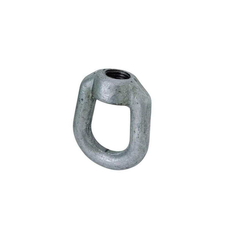 1" Hot-Dipped Galvanized Eye Nut 1-1/4"-7 Thread, 15,500 lbs WLL Rigging Hardware