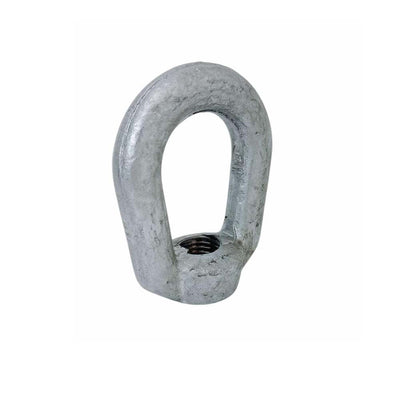 1" Hot-Dipped Galvanized Eye Nut 1-1/4"-7 Thread, 15,500 lbs WLL Rigging Hardware