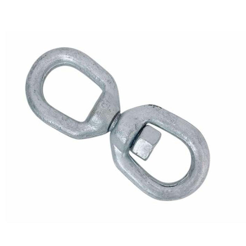 1/2" Eye & Eye Swivel Marine Hot Dipped Galvanized Mooring Connector,3600 lb WLL
