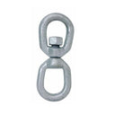 1/2" Eye & Eye Swivel Marine Hot Dipped Galvanized Mooring Connector,3600 lb WLL
