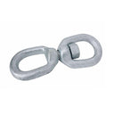 4 PCS 1/2" Eye & Eye Swivel Hot Dipped Galvanized Mooring Connector,3600 lb WLL